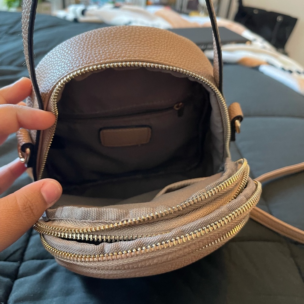 Tan Small Backpack Purse - Picture 3 of 3